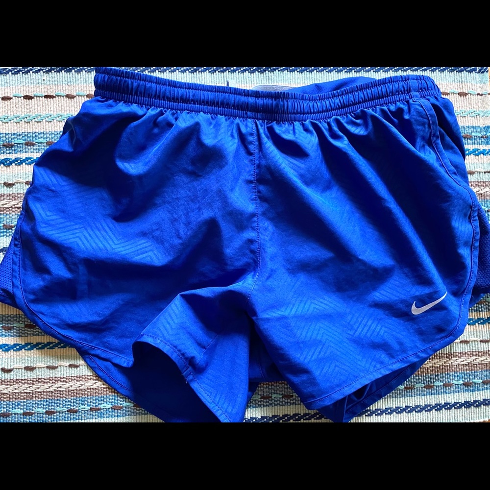 nike dri-fit running shorts (blue xs)